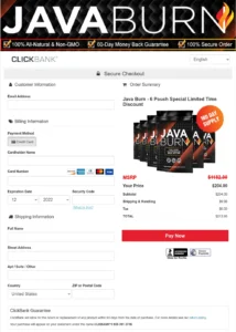 Java burn order