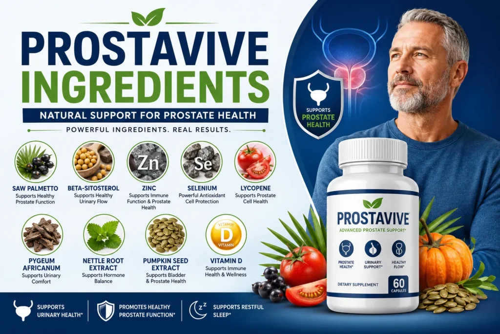 Prostavive Ingredients
